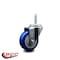 Service Caster 35 Inch Blue Polyurethane Wheel Swivel 58 Inch Threaded Stem Caster Service Caster SCC-TS20S3514-PPUB-BLUE-58212 - alternate 2